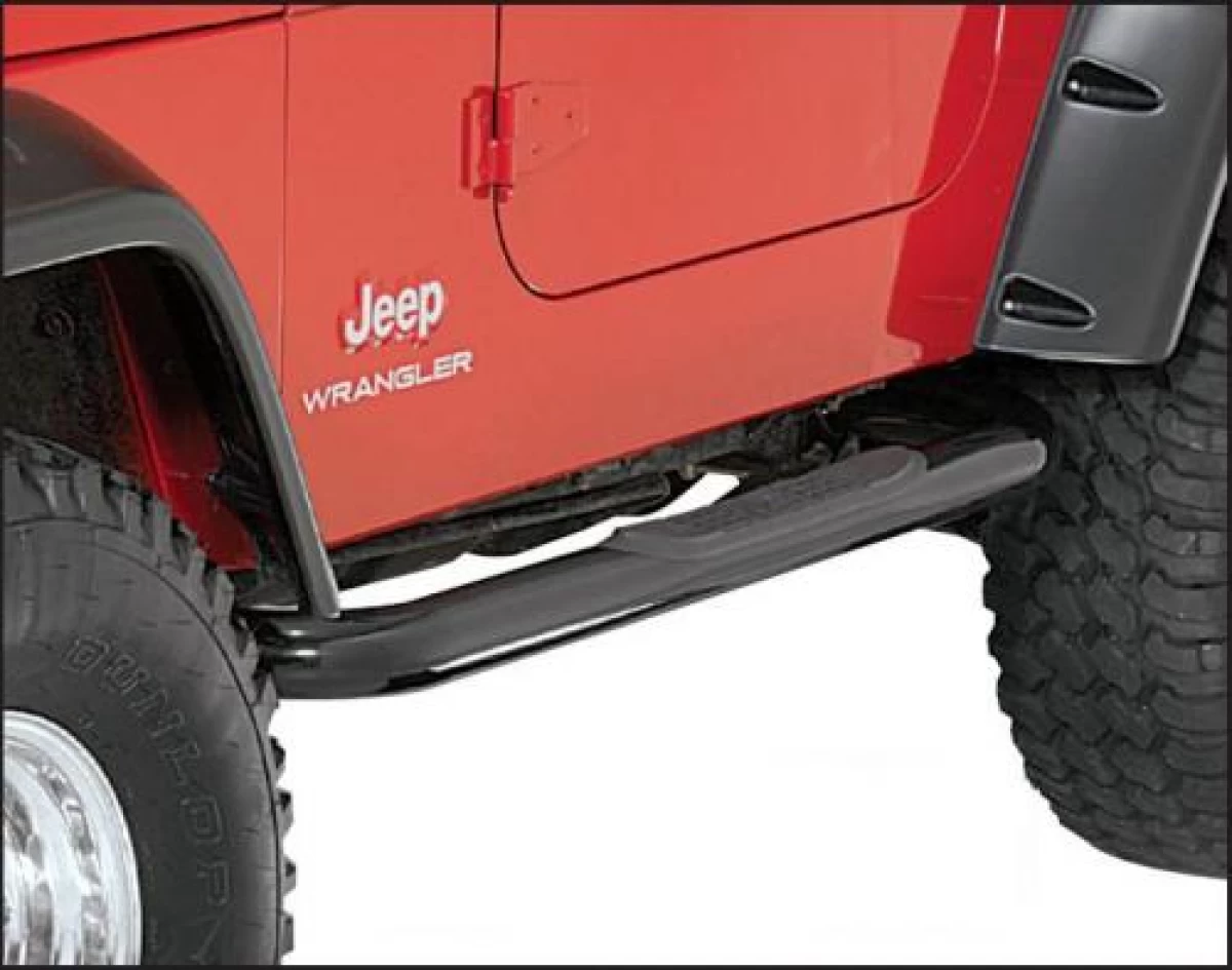 サイドチューブバー　ブラック(TJ、YJ)