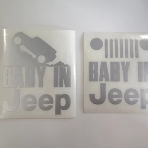 BABY IN JEEP　カッティングステッカー