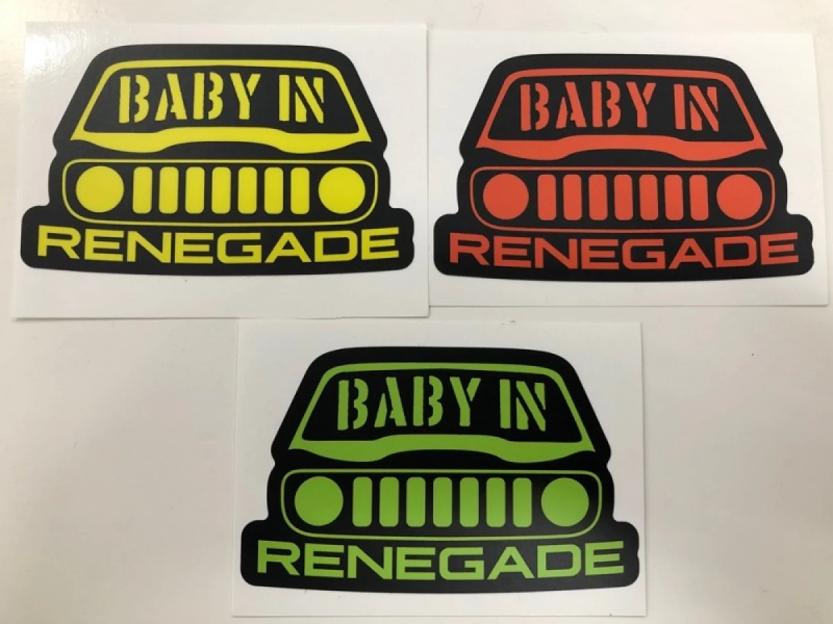 BABY IN RENEGADE ステッカー