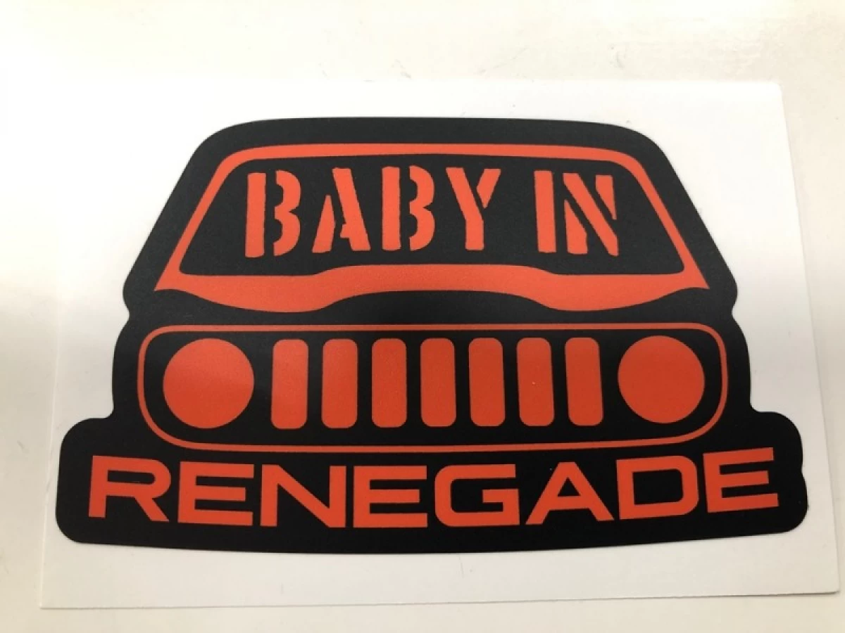 BABY IN RENEGADE ステッカー