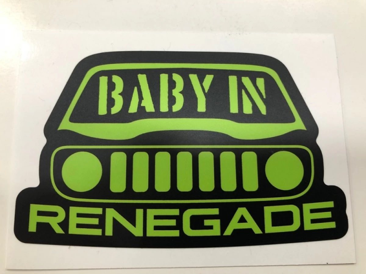 BABY IN RENEGADE ステッカー