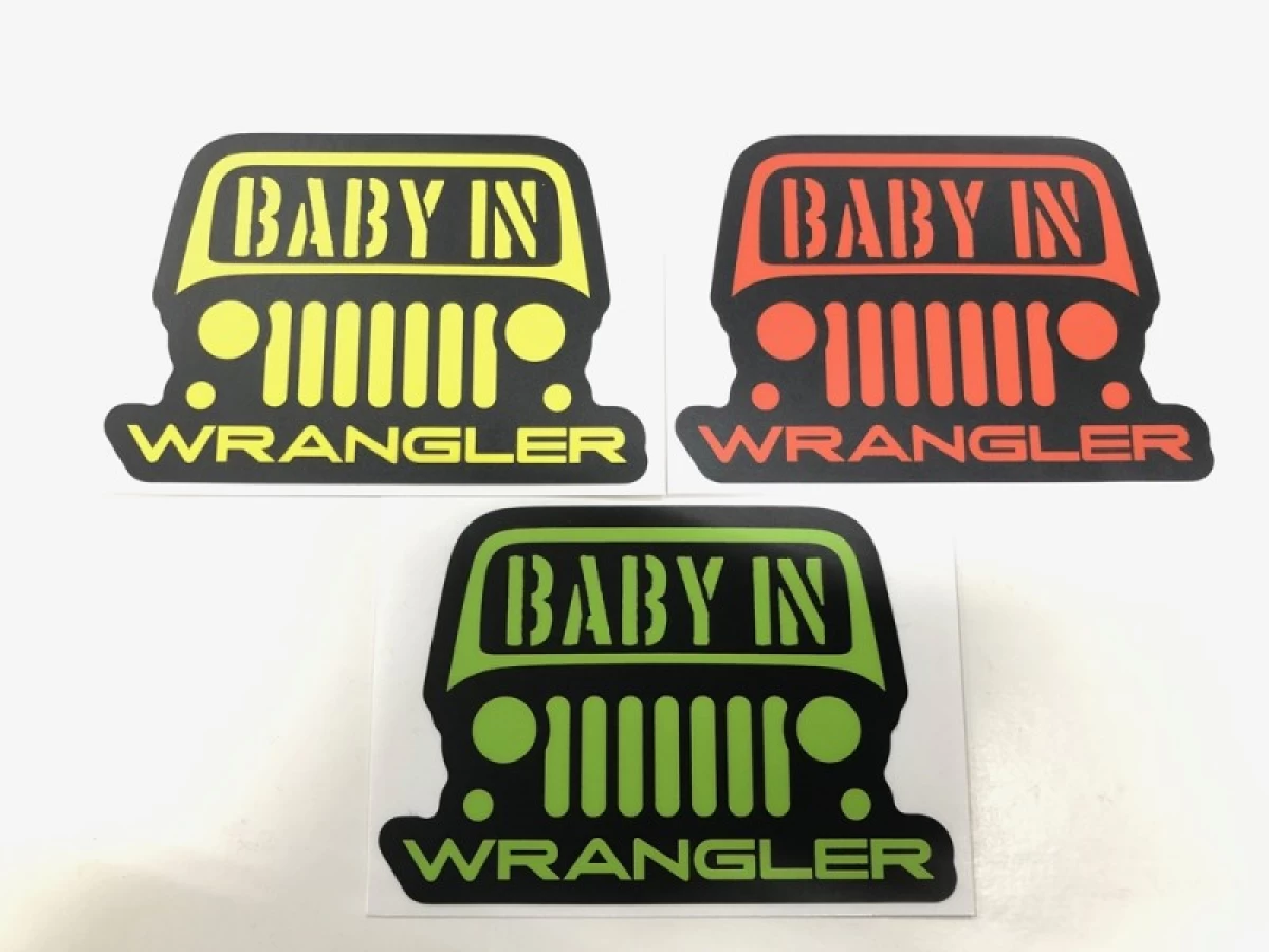 BABY IN WRANGLER ステッカー