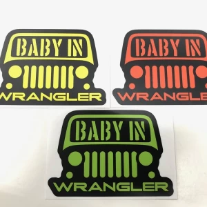 BABY IN WRANGLER ステッカー