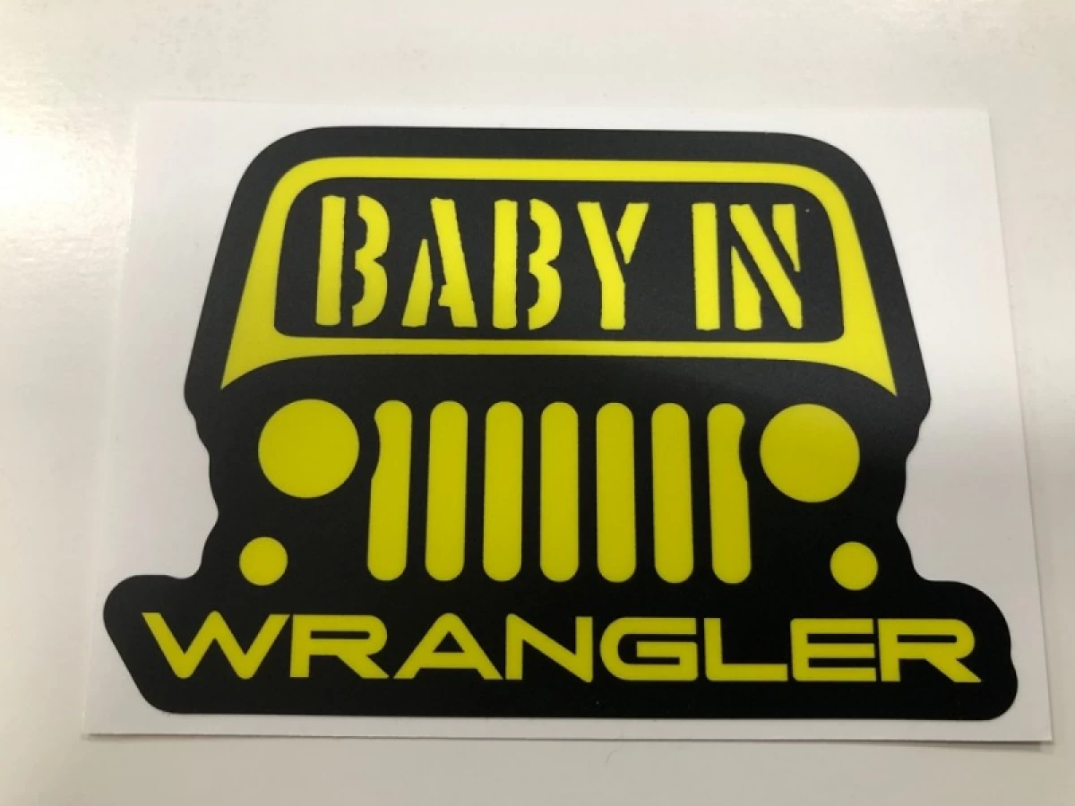 BABY IN WRANGLER ステッカー