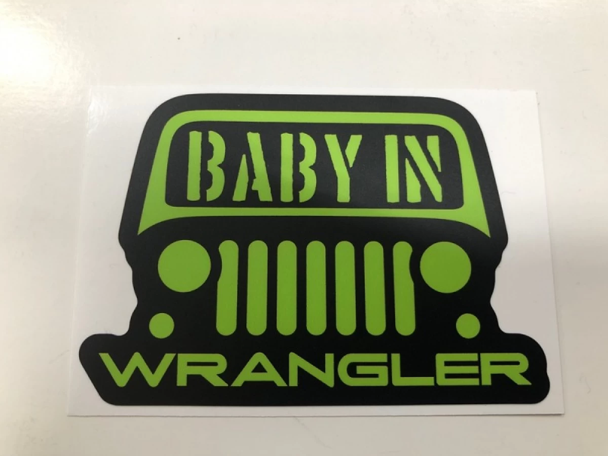 BABY IN WRANGLER ステッカー